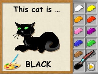 This cat is …
BLACK
 