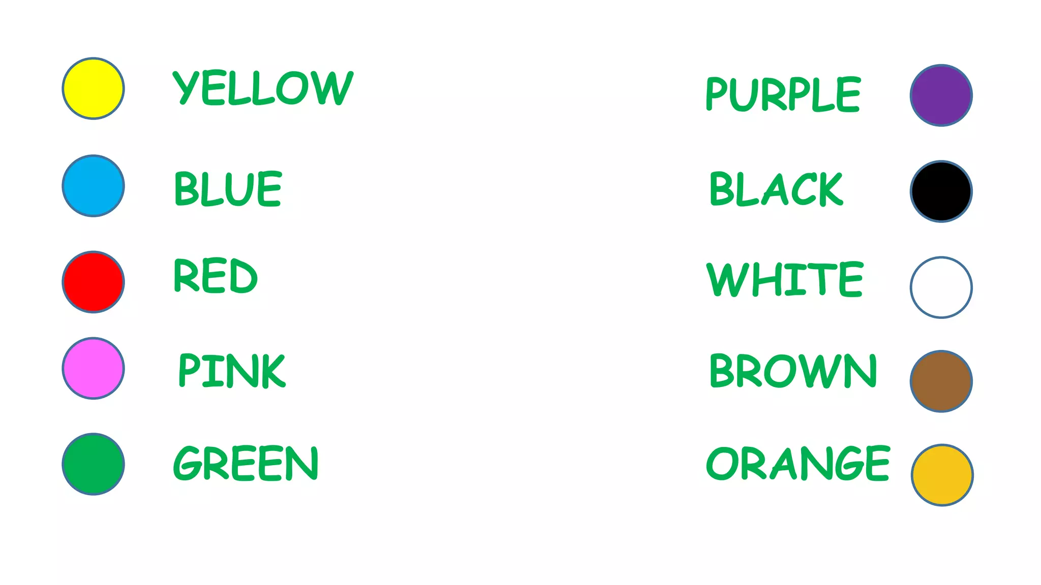 Colours and numbers literacy | PPTX