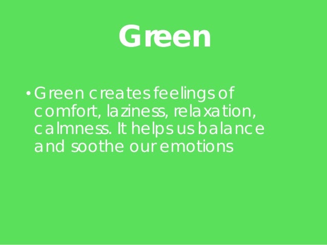 Colours & feelings
