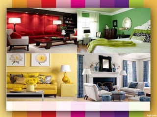 Interior Design Colour Report.pdf Colours in interior design | PPTX