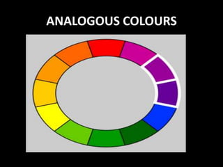 ANALOGOUS COLOURS
 