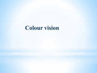 Colour vision
 