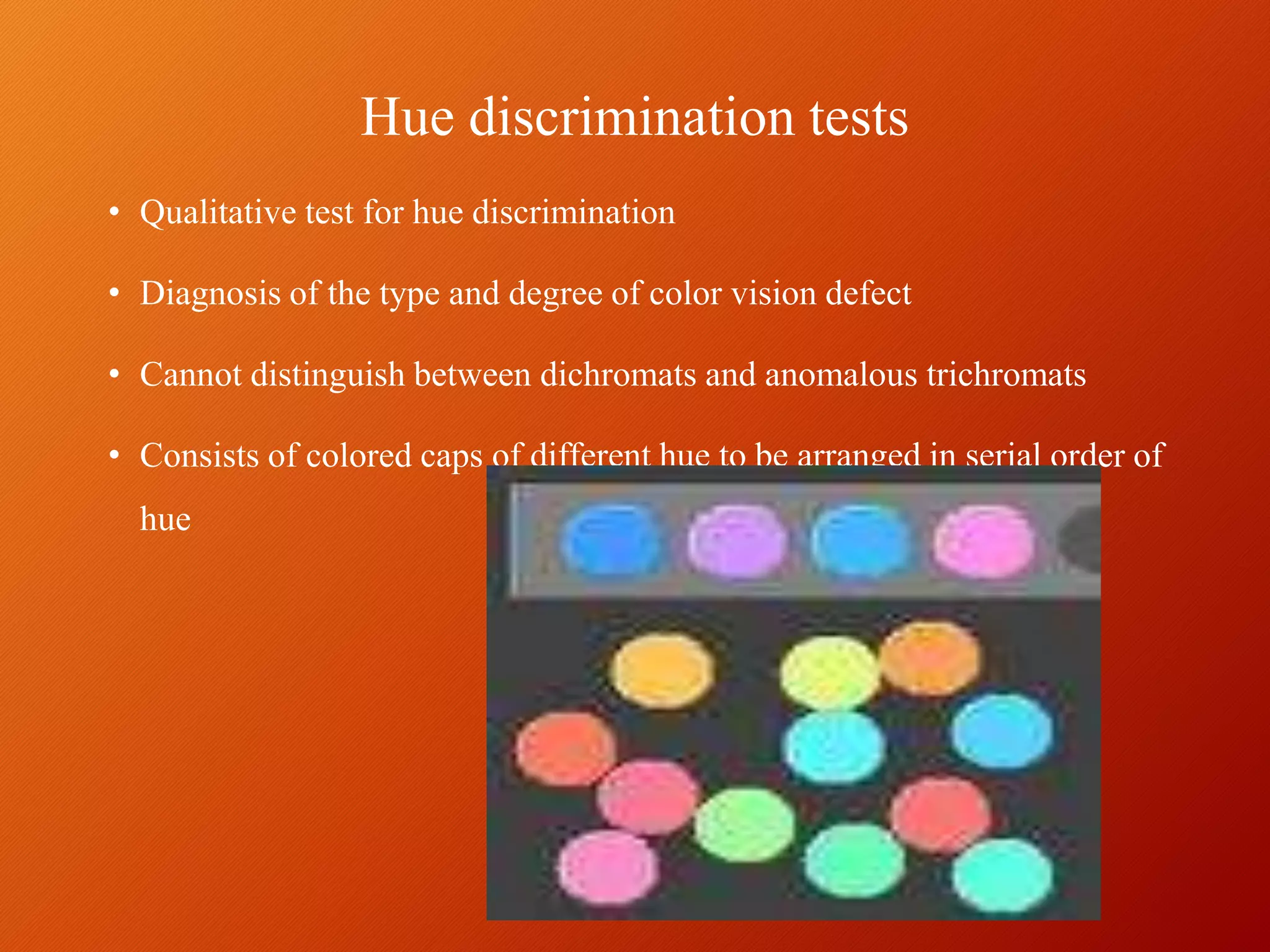 Colour vision examination | PPTX