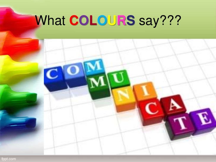 Colour your communication