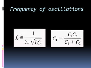 Frequency of oscillations
 