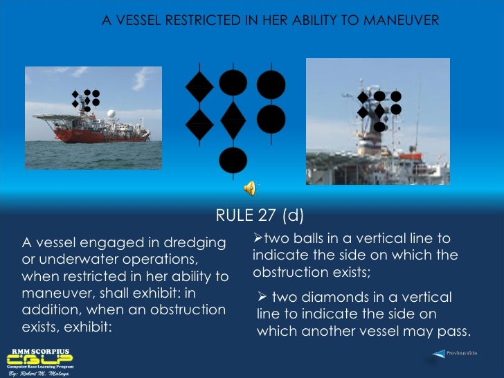 Colreg shape animation