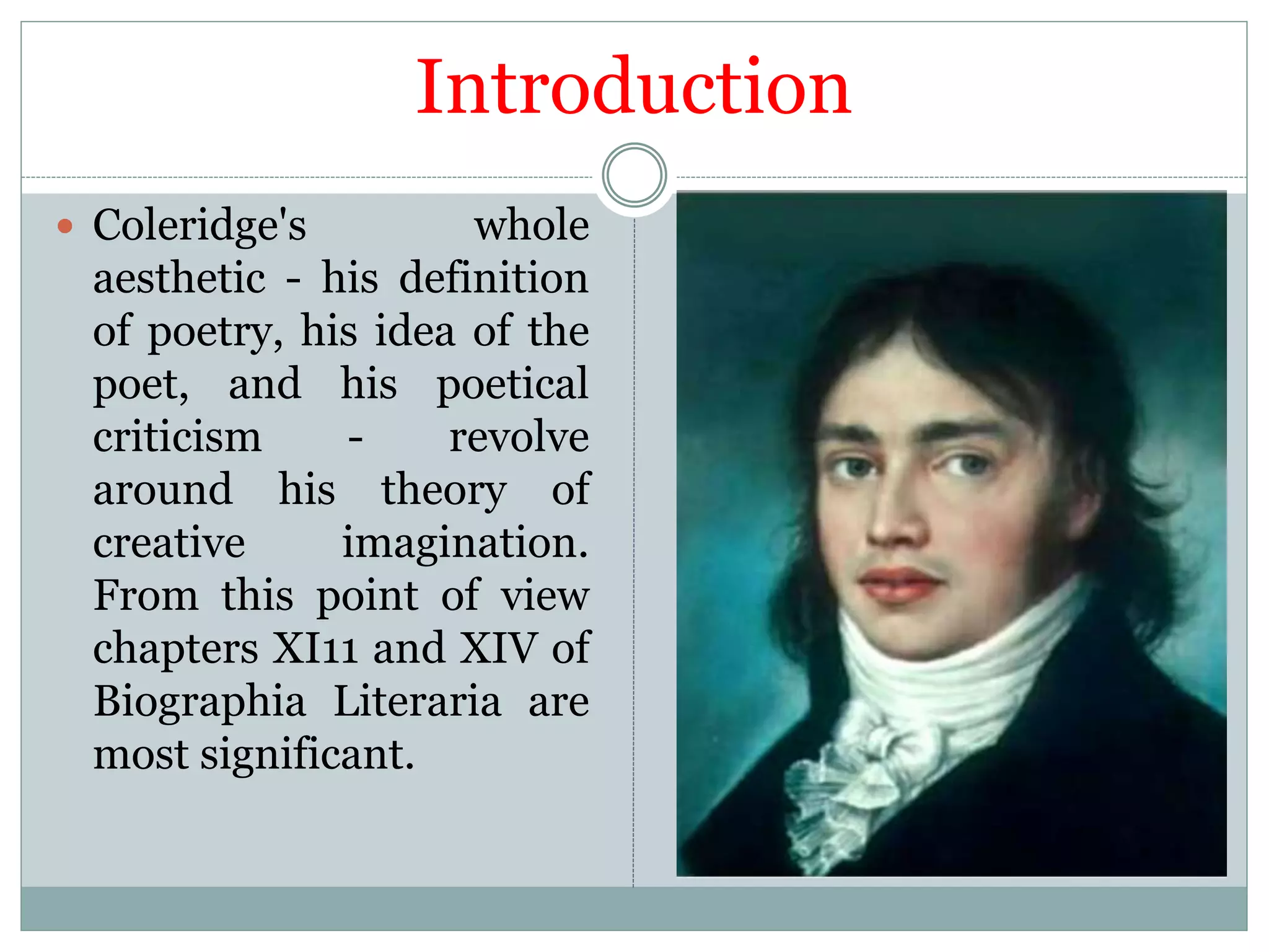Fancy and Imagination in Biographia Literaria | PPTX