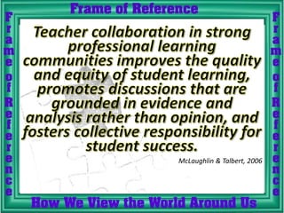 McLaughlin & Talbert, 2006
 