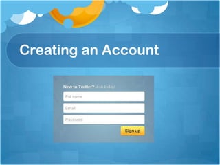 Creating an Account