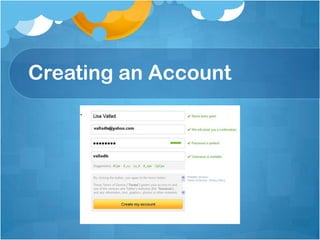 Creating an Account