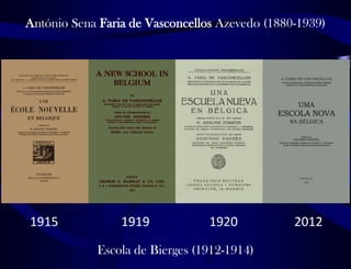 1915 1919 1920 2012
António Sena Faria de Vasconcellos Azevedo (1880-1939)
Escola de Bierges (1912-1914)
 