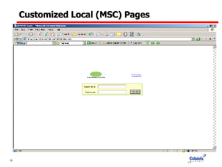 Customized Local (MSC) Pages 