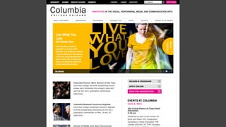 reimagining the higher education website - columbia college chicago and ifactory