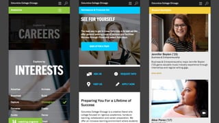 reimagining the higher education website - columbia college chicago and ifactory