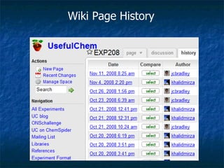 Wiki Page History 
