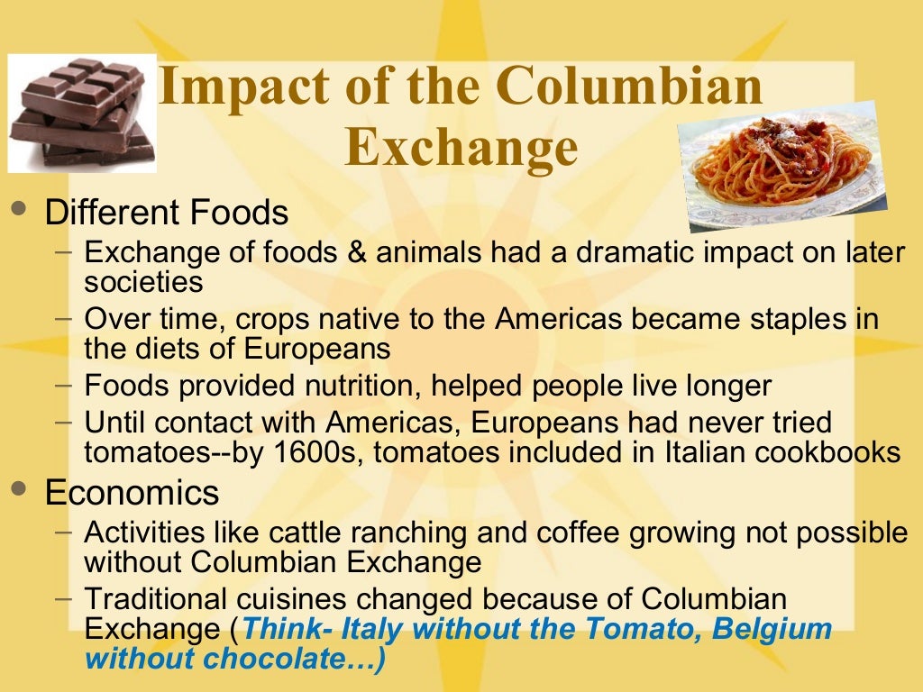 Columbian exchange