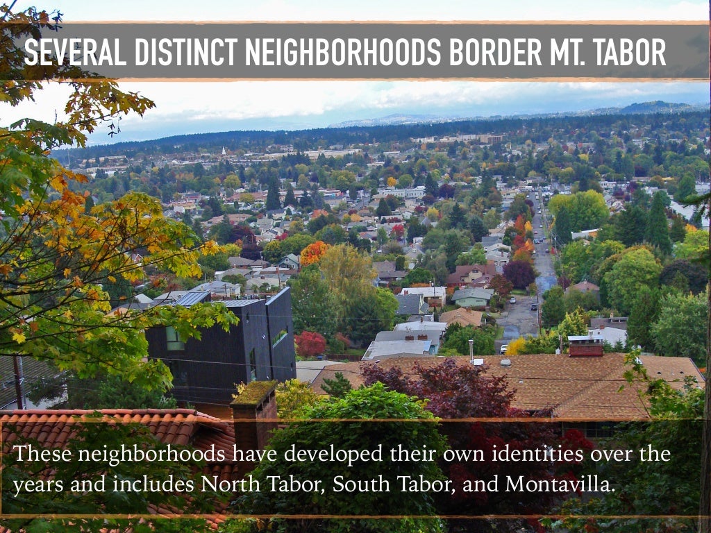 Portland Neighborhood Guide Mount Tabor