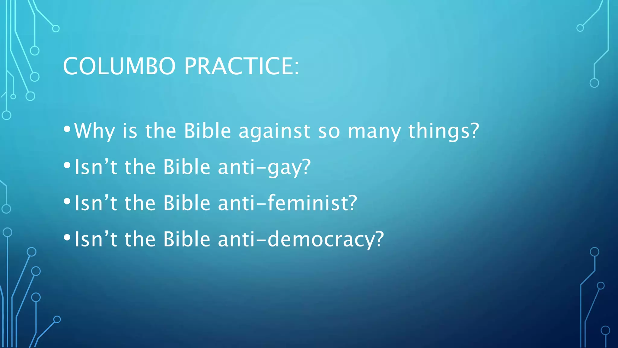 Columbo's Final Thoughts | PPTX