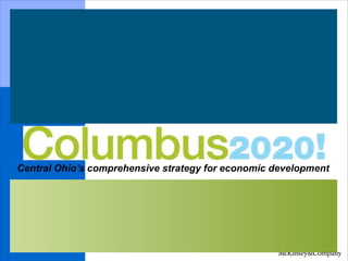 Central Ohio’s comprehensive strategy for economic development 