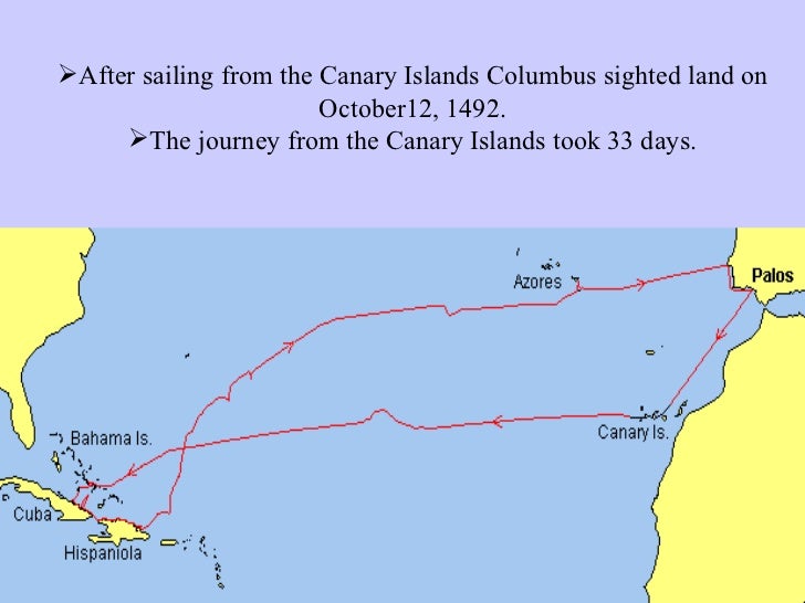 Columbus' voyages