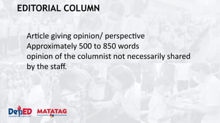 Journalism_COLUMN-WRITING Lecture-2024.pptx