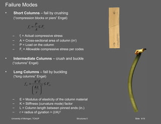 Column analysis and design | PPT
