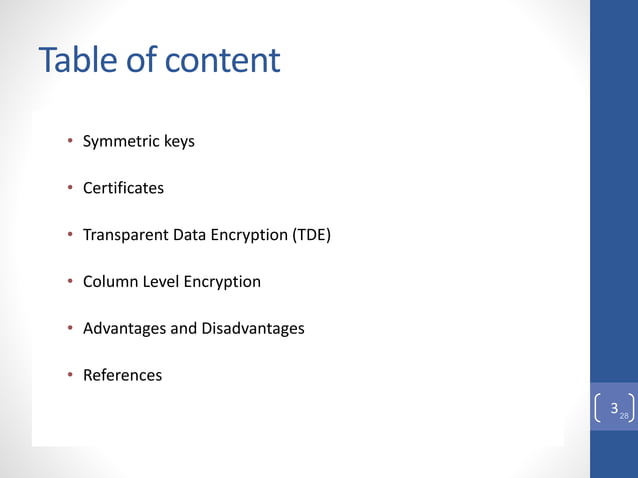 Column Level Encryption in Microsoft SQL Server | PPT