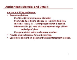 Column base plates_prof_thomas_murray | PDF