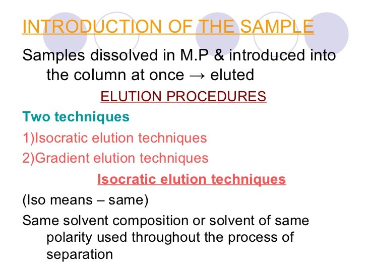 Column chromatography