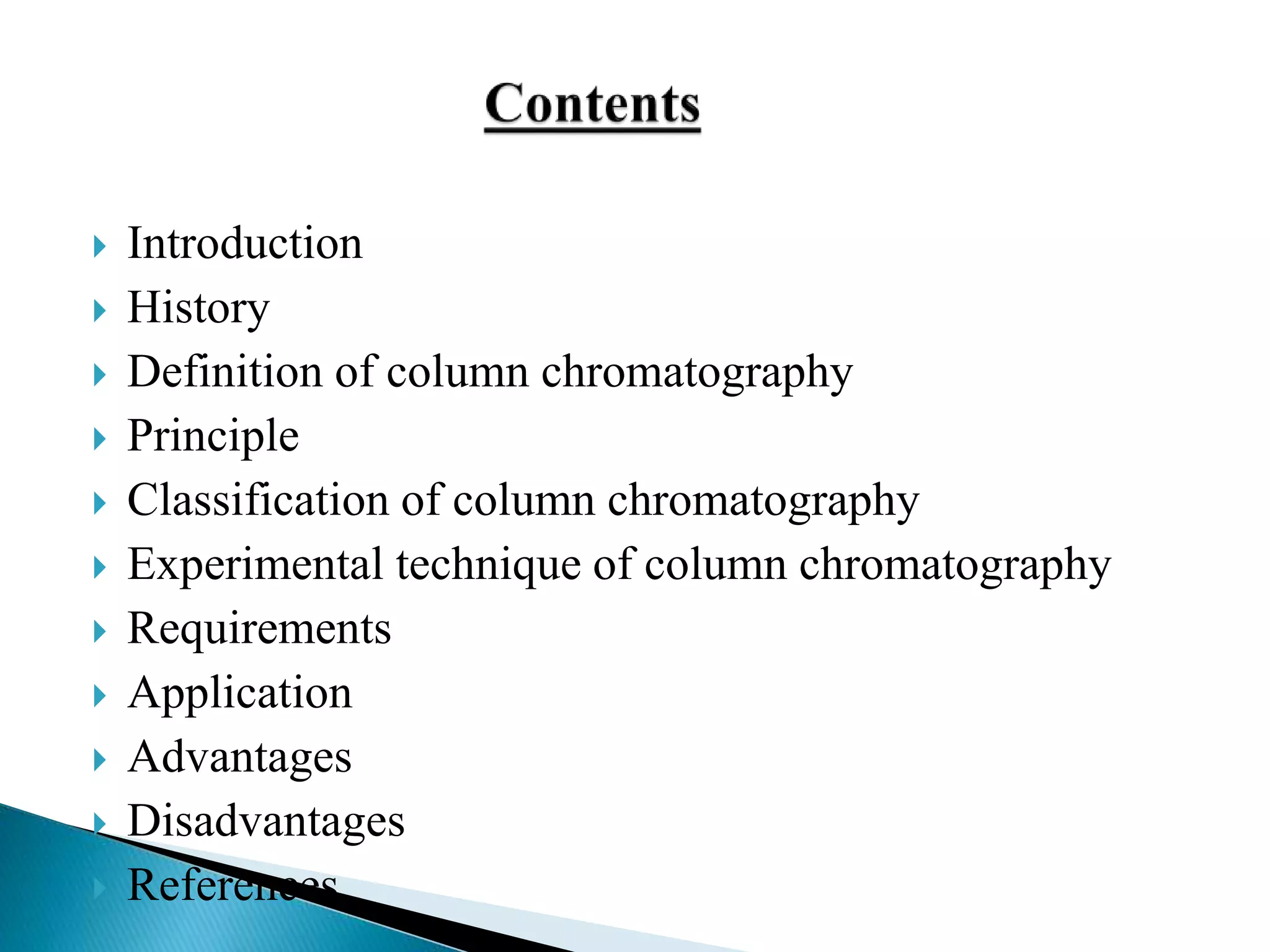 Column chromatography | PPTX