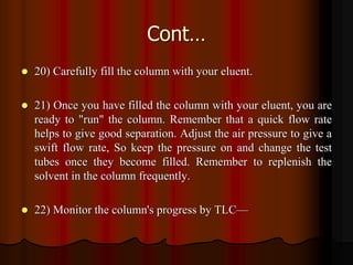 Column chromatography | PDF