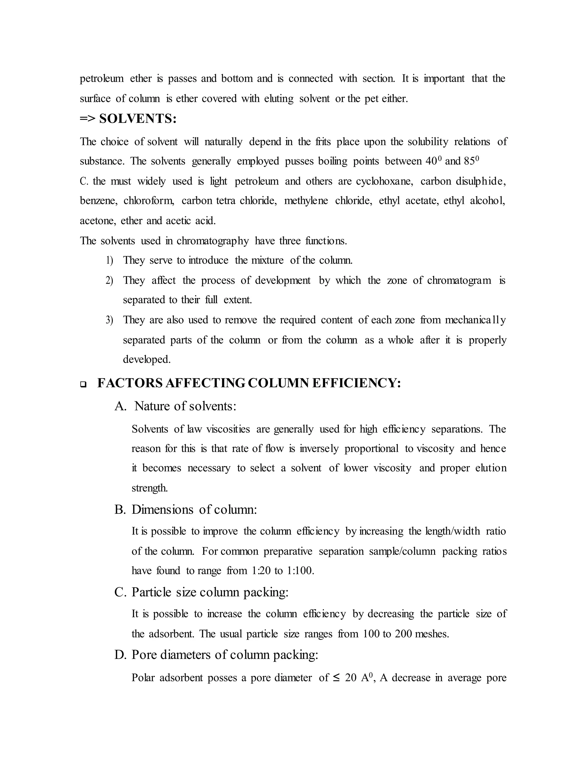 Column chromatography | DOCX