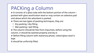 The Column Chromatography Presentation | PPTX