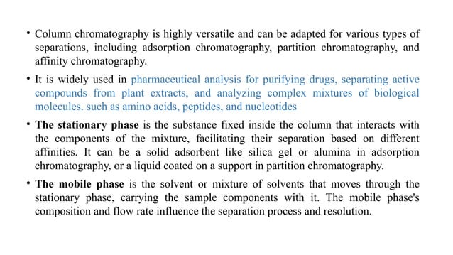 Column Chromatography Explained: Adsorption & Partition Types ...