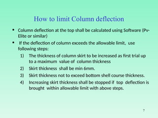 Defection Guide Support On Column column def'n & guide support.ppt tyhfdggvd | PPT