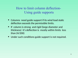 Defection Guide Support On Column column def'n & guide support.ppt tyhfdggvd | PPT