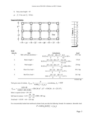 Perfect Column For Math Notes Column math | DOCX
