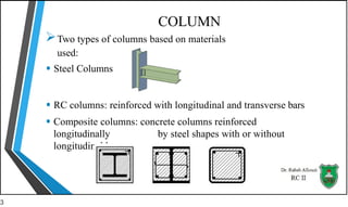 reinforced concrete II columb designing.pptx.pptx