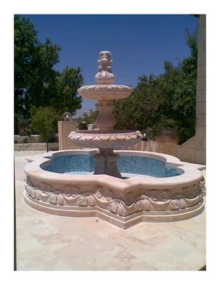 Custom Made stone Columns & fountains