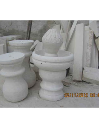 Custom Made stone Columns & fountains