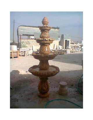 Custom Made stone Columns & fountains