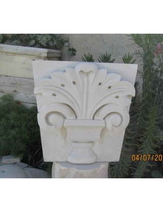 Custom Made stone Columns & fountains