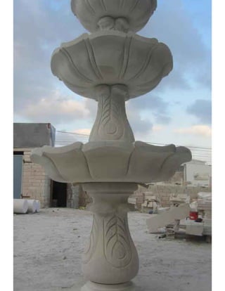 Custom Made stone Columns & fountains