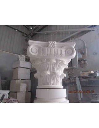 Custom Made stone Columns & fountains