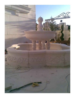 Custom Made stone Columns & fountains