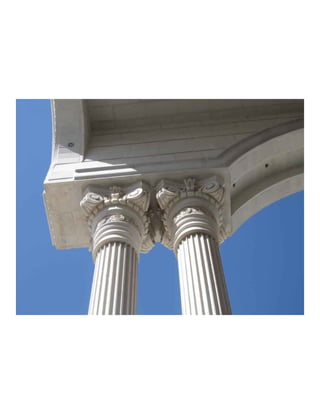 Custom Made stone Columns & fountains