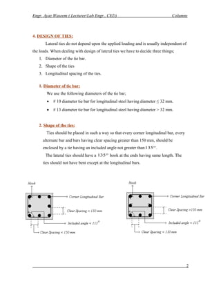 Single Column Tie Guide.pdf Columns lecture#2 | DOC
