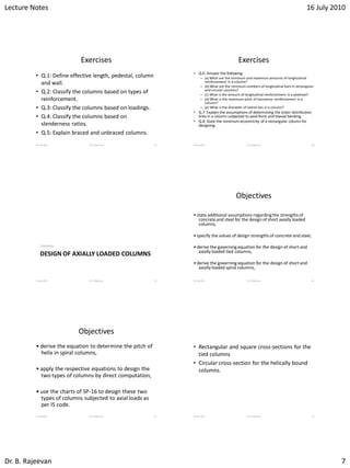 Column Method Division Notes.pdf Columns rajeevan sir | PDF