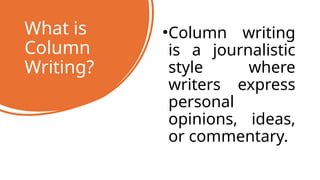 Column Writing sample ppt for lecture.pptx