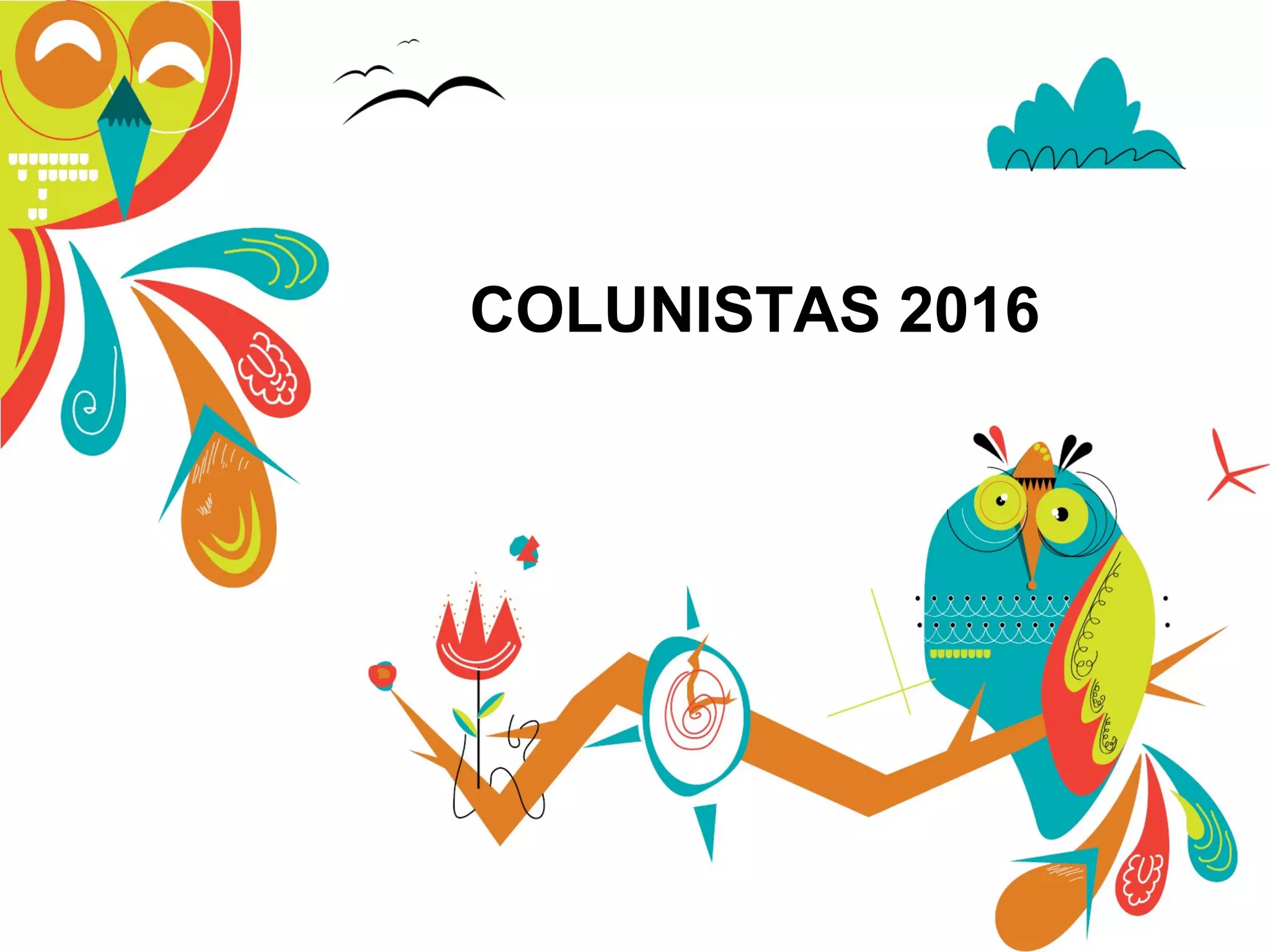 COLUNISTAS 2016